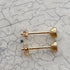 K18YG mini teacup diamond † pierce